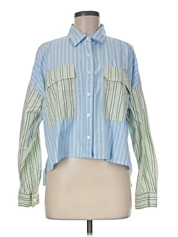 Ann Taylor Long Sleeve Button-Down Shirt (view 1)