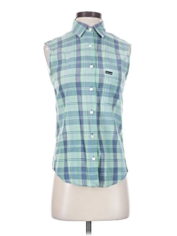 Faconnable Sleeveless Button-Down Shirt (view 1)