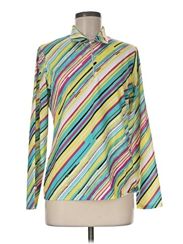 Bette & Court Long Sleeve Polo (view 1)