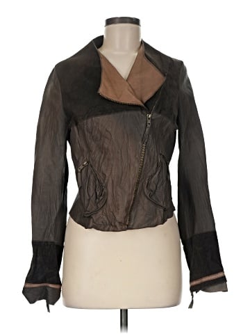 Illia Leather Jacket (view 1)