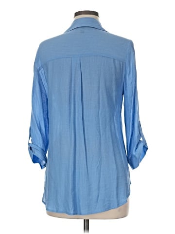 BCX 3/4 Sleeve Button-Down Shirt (view 2)