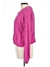 Pink Rose 100% Polyester Pink Pullover Sweater Size L - photo 5