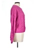 Pink Rose 100% Polyester Pink Pullover Sweater Size L - photo 4