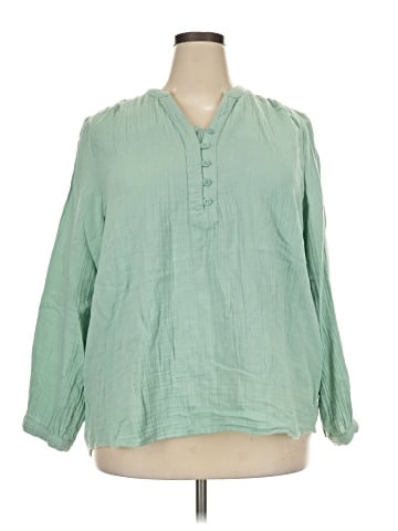 Coldwater Creek Long Sleeve Henley (view 1)
