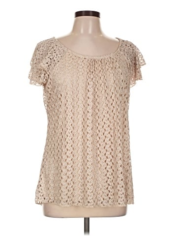 Roz & Ali Short Sleeve Blouse (view 1)