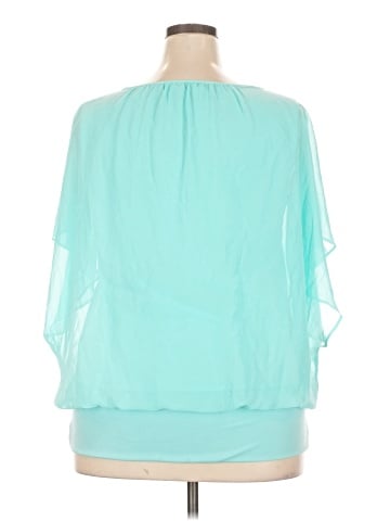 JM Collection 3/4 Sleeve Blouse (view 2)