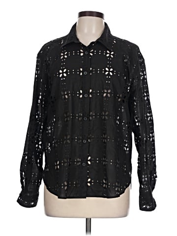 Ann Taylor LOFT Long Sleeve Button-Down Shirt (view 1)