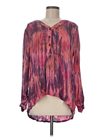 Gypsy 05 Long Sleeve Silk Top (view 1)