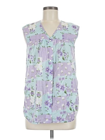 Assorted Brands Sleeveless Button-Down Shirt (view 1)