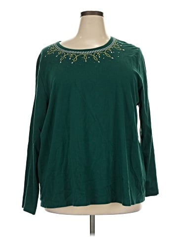Croft & Barrow Long Sleeve Blouse (view 1)