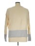 Athleta Color Block Yellow Tan Pullover Sweater Size XL - photo 2