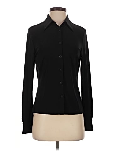 Norma Kamali Long Sleeve Blouse (view 1)