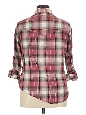 Jane and Delancey 3/4 Sleeve Button-Down Shirt (view 2)