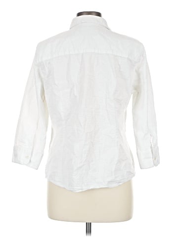 L.L.Bean 3/4 Sleeve Button-Down Shirt (view 2)