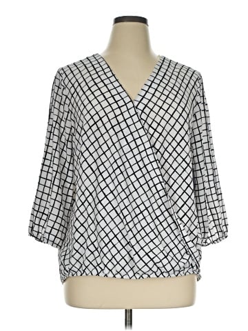 Apt. 9 3/4 Sleeve Blouse (view 1)