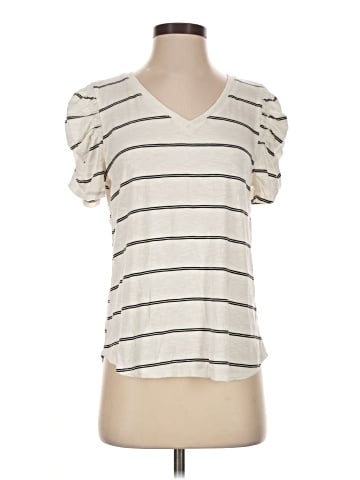 Green Envelope Short Sleeve Top (view 1)