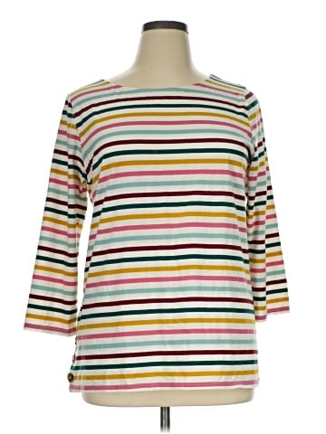 St. John's Bay 3/4 Sleeve Top (view 1)