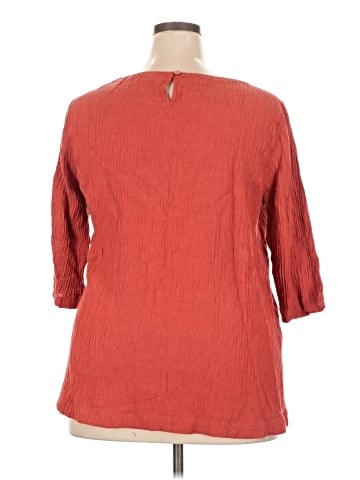 Soft Surroundings 3/4 Sleeve Top (view 2)