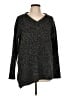 Athleta Tweed Black Wool Pullover Sweater Size L - photo 1