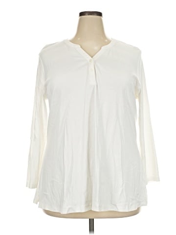 Isaac Mizrahi LIVE! Long Sleeve Polo (view 1)