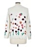 Talbots Floral White Pullover Sweater Size L - photo 2
