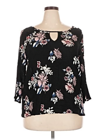 Papermoon 3/4 Sleeve Blouse (view 1)
