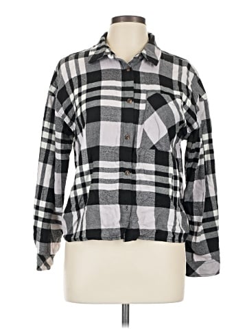 Hippie Rose Long Sleeve Polo (view 1)