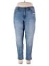 Chico's Solid Blue Jeans Size Lg (2) - photo 1