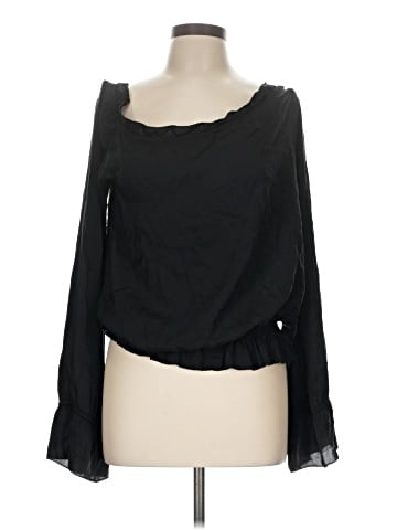 Emerson Thorpe Long Sleeve Silk Top (view 1)