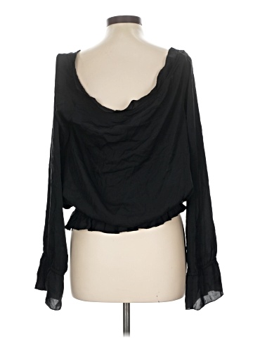 Emerson Thorpe Long Sleeve Silk Top (view 2)