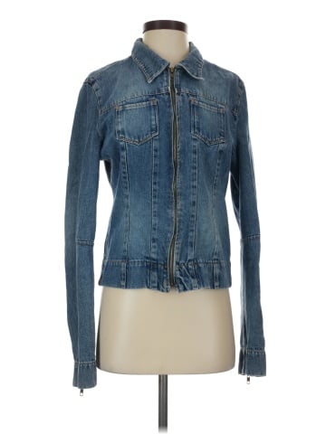 Long Elegant Legs Denim Jacket (view 1)