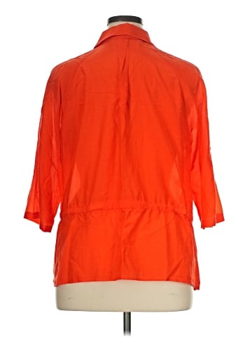 Jones New York 3/4 Sleeve Button-Down Shirt (view 2)