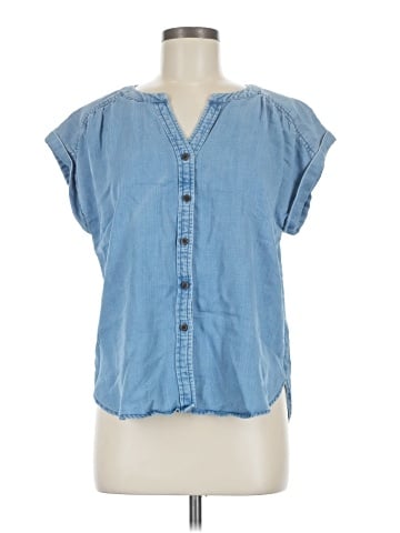 Ann Taylor LOFT Short Sleeve Blouse (view 1)