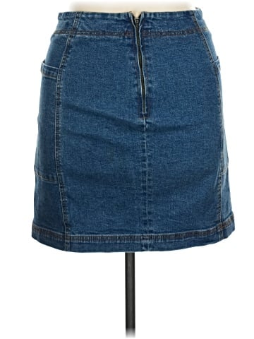 Tinseltown Denim Skirt (view 1)
