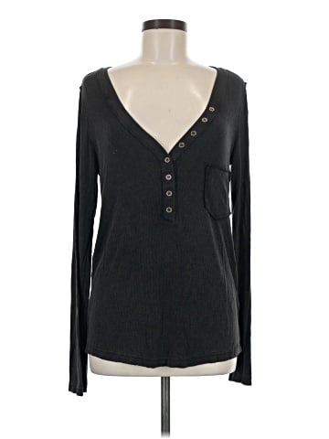 Pol Long Sleeve Henley (view 1)