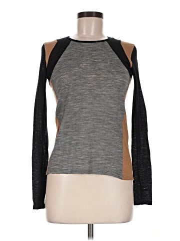 Zara W&B Collection Long Sleeve Top (view 1)