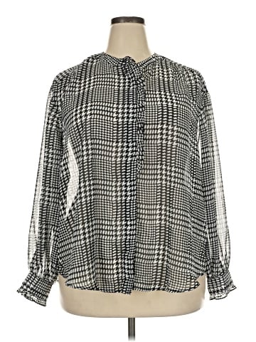 Lane Bryant Long Sleeve Blouse (view 1)