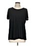 Express 100% Rayon Black Short Sleeve Top Size L - photo 1