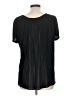 Express 100% Rayon Black Short Sleeve Top Size L - photo 2