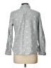 Talbots Hearts Gray Long Sleeve Button-Down Shirt Size Lg Petite - photo 2