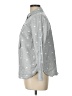Talbots Hearts Gray Long Sleeve Button-Down Shirt Size Lg Petite - photo 5
