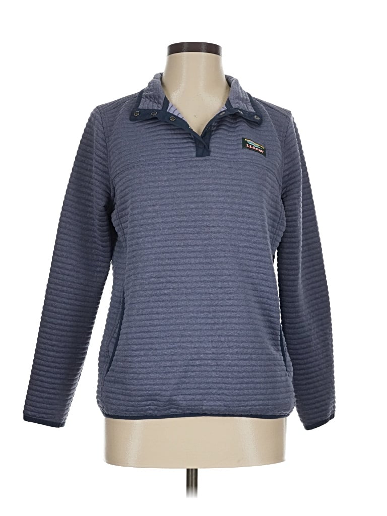 Pre-owned L.l.bean Pullover Sweater In Blue