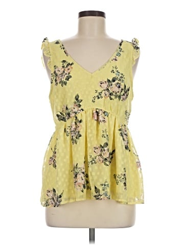 Blue Rain Sleeveless Blouse (view 1)