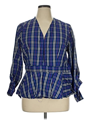 New York & Company 3/4 Sleeve Blouse (view 1)