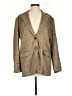 Aureum Plaid Brown Blazer Size S - photo 1