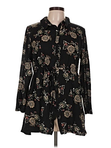 Style&Co Long Sleeve Button-Down Shirt (view 1)