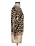 J.Crew 100% Wool Animal Print Brown Wool Pullover Sweater Size S - photo 4
