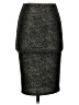 Necessary Objects Metallic Black Formal Skirt Size S - photo 1