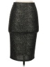 Necessary Objects Metallic Black Formal Skirt Size S - photo 2