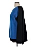 St. John Color Block Blue Wool Pullover Sweater Size M - photo 5
